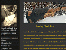 Tablet Screenshot of bradleycheekrest.com